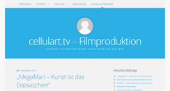 Desktop Screenshot of cellulart.tv